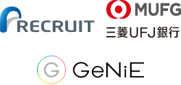RECRUIT, MUFG 三菱UFJ銀行, GeNiE